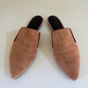 Jenni Kayne Suede Walnut Mule - 40